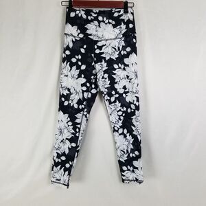 Balance Collection Leggings Womens Small High Rise Activewear Floral Yoga‎ Pants